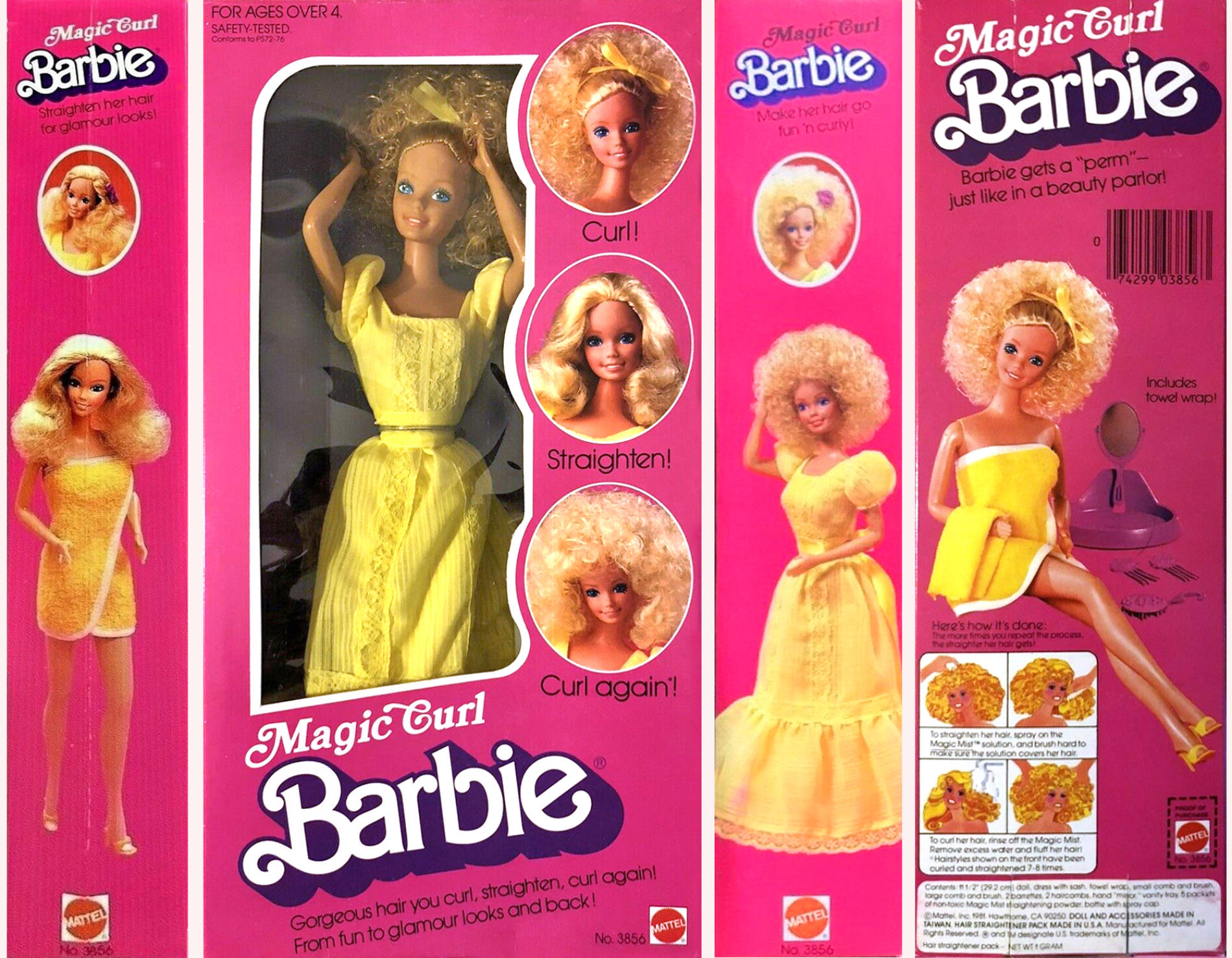 Barbie sale magic curl
