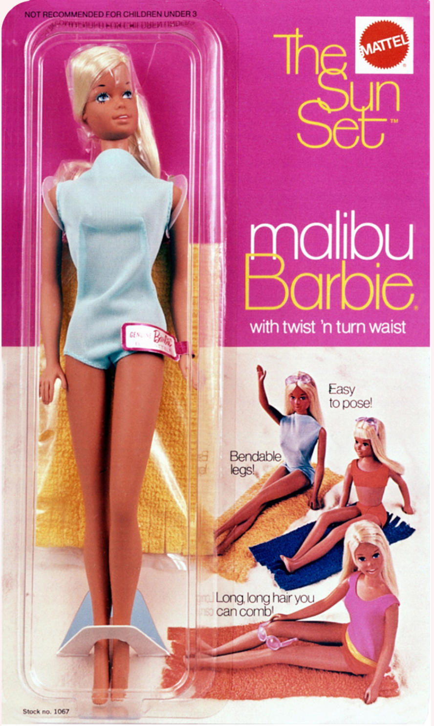 Poupée Barbie Francie 1966 - Blonde Sunset Malibu N°1130 - Vintage Made In Korea - Mattel